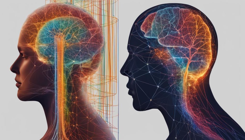 Neuralt netværk og menneskelig hjerne sammenligning